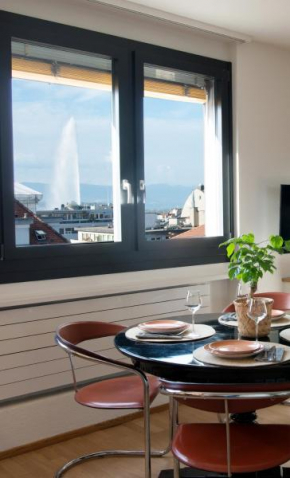 WowAppartements vue sur le jet d'eau Geneva